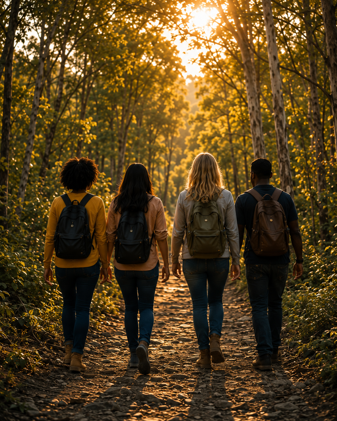 A symbolic image of spiritual connection, support and belonging