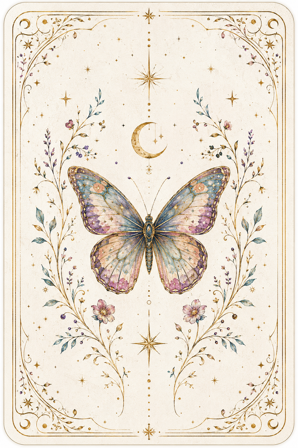 Traditional Tarot card back