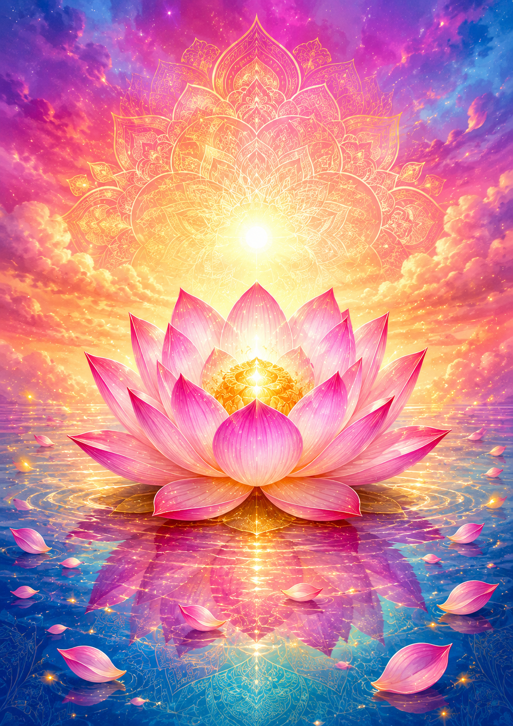 The Lotus Oracle card back