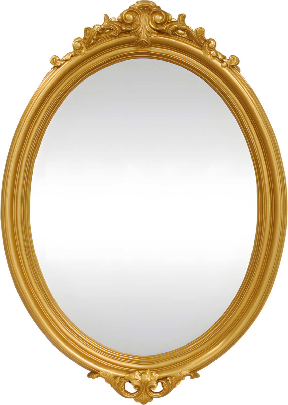 Ornate gold mirror